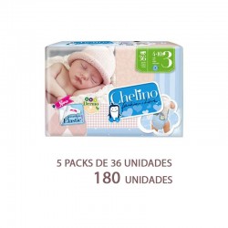 Chelino Pañal infantil Talla 3 (4-10kg), 36 Unidades ( Paquete de 1) :  : Bebé