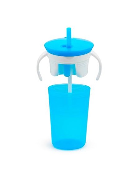 Taza antigoteo 2-1 con pajita y dispensa