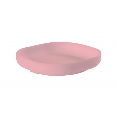  - Beaba Plato silicona ventosa rosa 