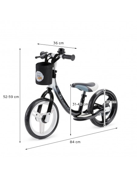 BICICLETAS INFANTILES - Bicicleta Space Black Kinderkraft.