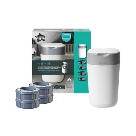CONTENEDORES PARA PAÑALES - Tomme Tippee KIT TWIST & CLICK 4