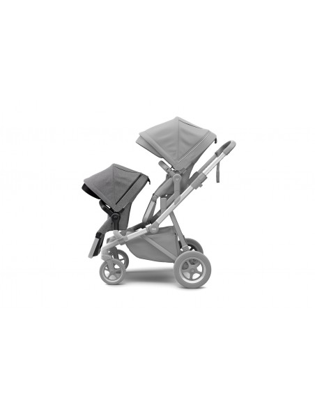 ACCESORIOS CARRO BEBE - Thule Sleek Sibling Seat Grey Melange