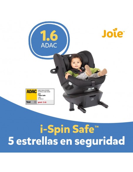 DE 0 A 4 AÑOS - Joie Silla I-Spin Safe Coal. PLUS TEST.