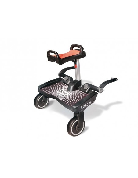 PATINETE CARRO BEBE - Lascal Buggy board maxi negro+ asiento.