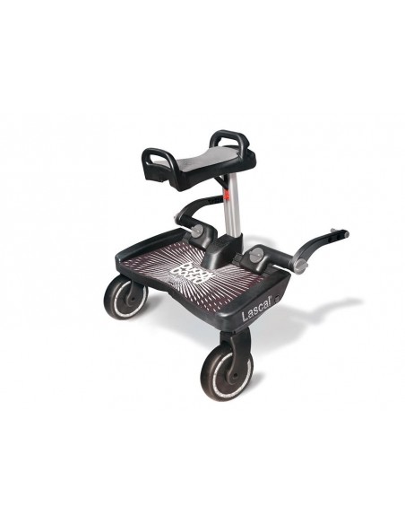 PATINETE CARRO BEBE - Lascal Buggy Board Maxi Negro+ Asiento.