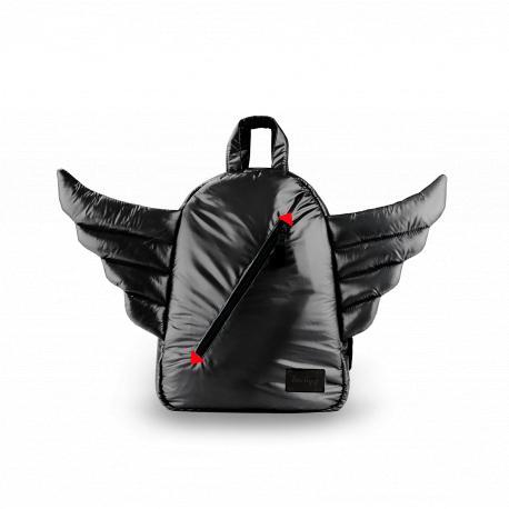 MOCHILAS - 7AM Mochila Mini Wings Backpack black