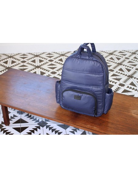 BOLSO CARRITO BEBE - 7AM Mochila Diaper Backpack Navy