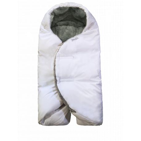 SACO INVIERNO SILLA BEBE - 7AM Nido Winter Infant Wrap white