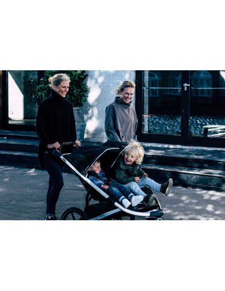 SILLA GEMELARES BEBE - Thule Urban Glide 2 jet black doble.