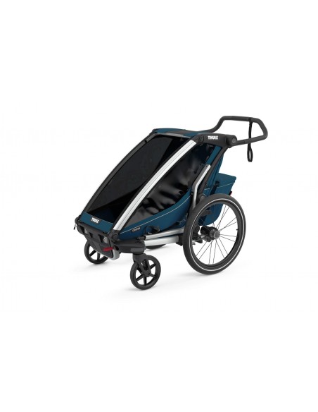 CARRITOS BICICLETAS NIÑOS - Thule Chariot Cross 1 Majolica blue.