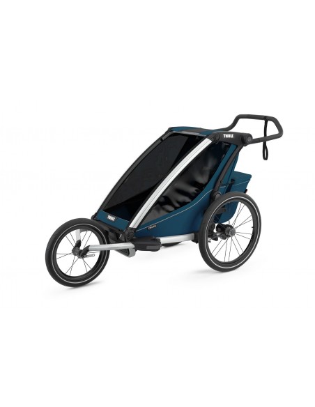 CARRITOS BICICLETAS NIÑOS - Thule Chariot Cross 1 Majolica blue.