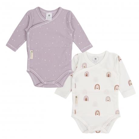 BIMBI CASUAL Pack 2 bodys ml happy lila
