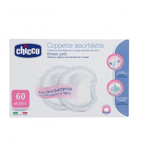 ACCESORIOS LACTANCIA - Chicco Discos Absorbentes Antibact 60uds