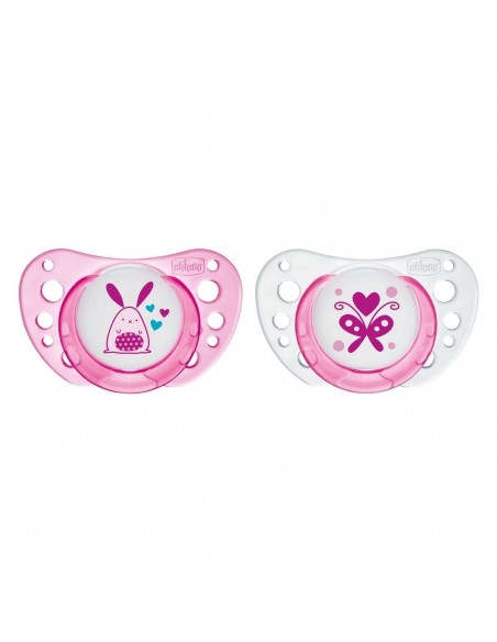 Chicco Chupete Physio Air Caucho Rosa 0