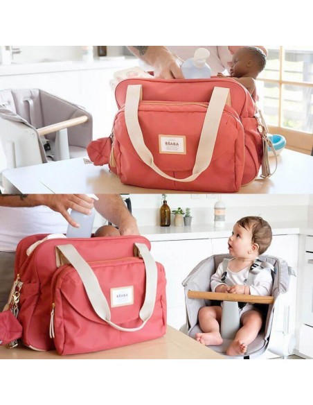 Beaba Bolso Geneve II Rosa Oscuro.