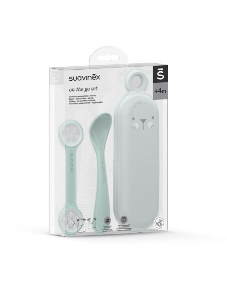  - Suavinex Set de cucharas conejitos verde