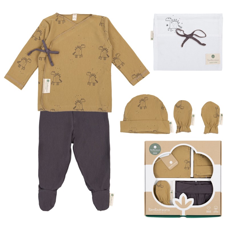 Primera Puesta Set 5 Piezas GUAU Algodón Bimbi Casual