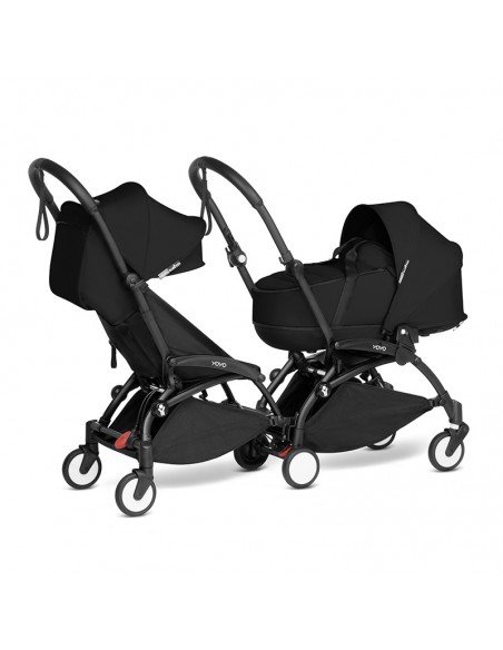 SILLA GEMELARES BEBE - BabyzenYOYO Conect Bass/ Negro.