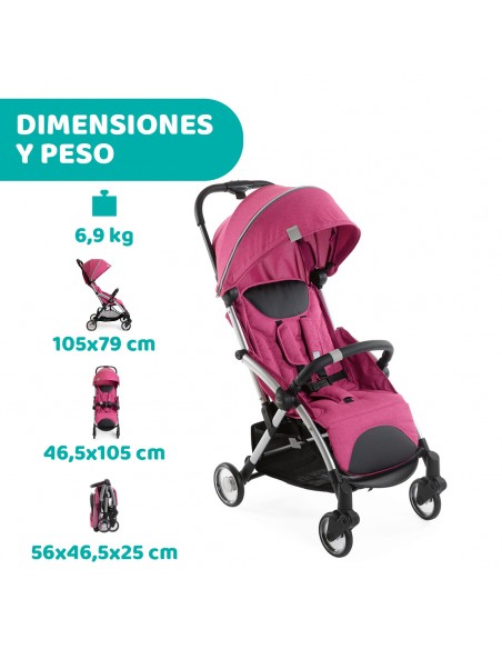 SILLAS LIGERAS PARA BEBE - Chicco Silla paseo Goody plus pink.