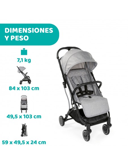  - CHICCO Silla paseo Trolleyme Light Grey 
