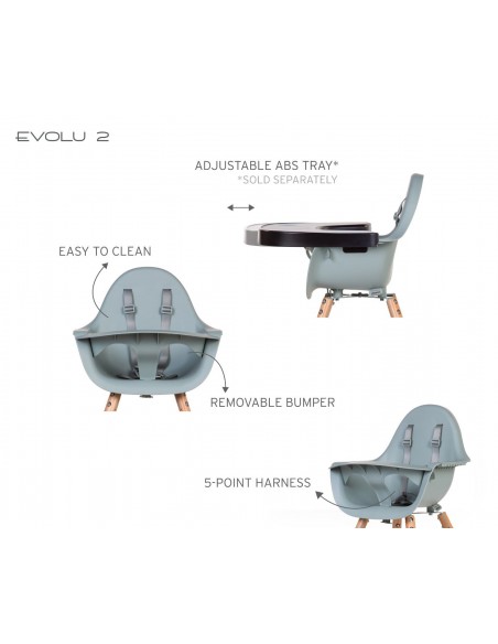 CHILDHOME Trona Evolu 2 Natural menta