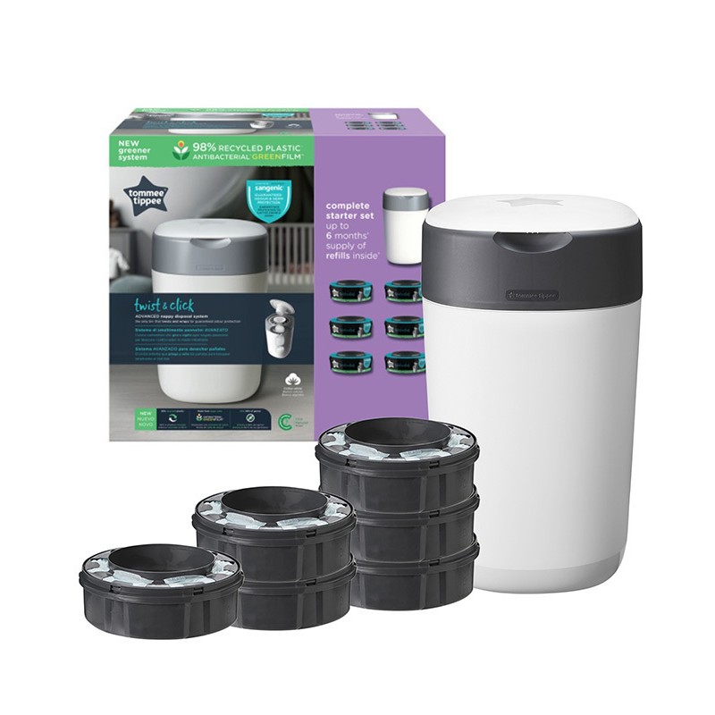 Pack 6 recambios Sangenic Twist & Click Tommee Tippee