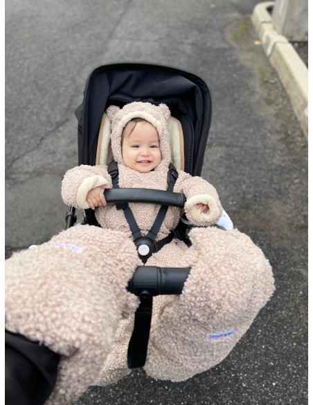 7AM Mono Jumpsuit Bébé Airy Oatmeal T 3