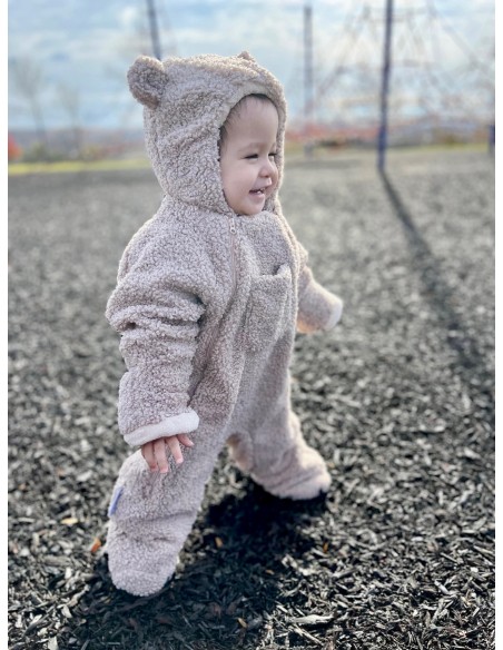 7AM Mono Jumpsuit Bébé Airy Oatmeal T 3