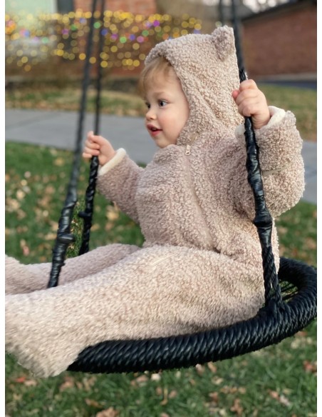 7AM Mono Jumpsuit Bébé Airy Oatmeal T 3