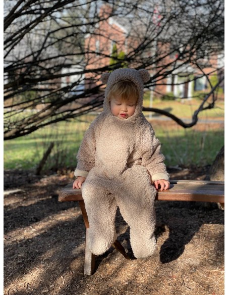 7AM Mono Jumpsuit Bébé Airy Oatmeal T 3