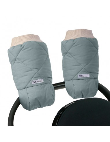 ACCESORIOS CARRO BEBE - 7AM Guantes Warmmuff Mirage Blue Quilted