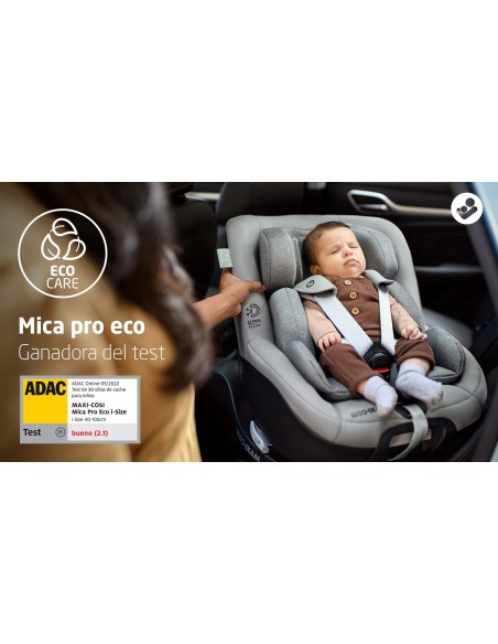 DE 0 A 4 AÑOS - Maxi-Cosi Mica Pro Eco ISize Auth Black.