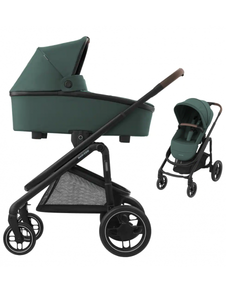 CARRITO DE BEBE 3 PIEZAS - MAXI COSI Plaza Plus trio Essential Gree