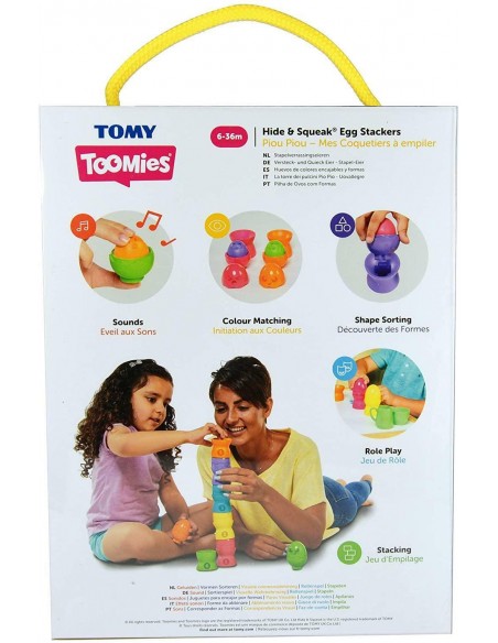  - TOMY juguete Huevos apilables