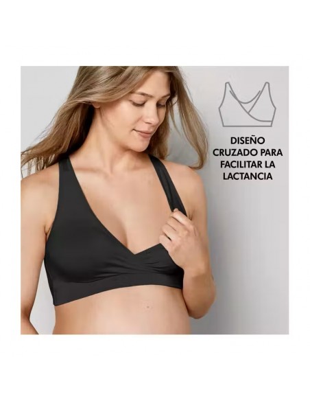 SUJETADORES LACTANCIA - Medela sujetador Keep Cool Sleep M negro