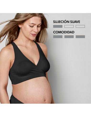 SUJETADORES LACTANCIA - Medela sujetador Keep Cool Sleep L negro