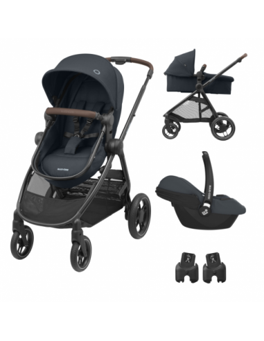 CARRITO DE BEBE 3 PIEZAS - Maxi Cosi Cochecito 3 Zelia 3 Graphite.