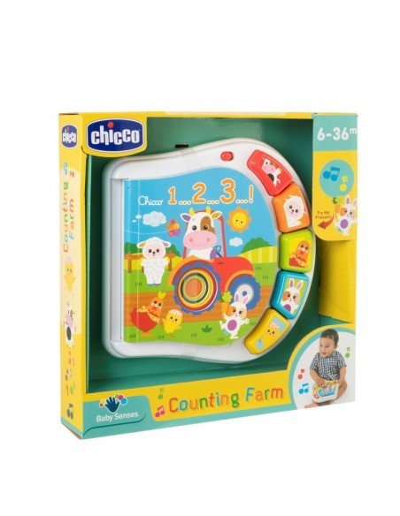  - Chicco Toys Book Counting Farm.