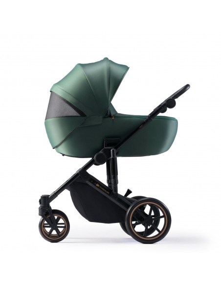 CARRITO DE BEBE 3 PIEZAS - kinderkraft Prime 2 dark green. 