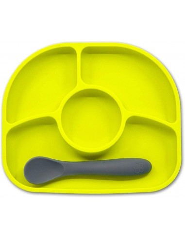 BBLÜV Yumi plato silicona 4 + cuchara