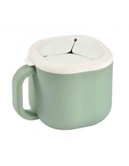  - Beaba taza silicona sage green