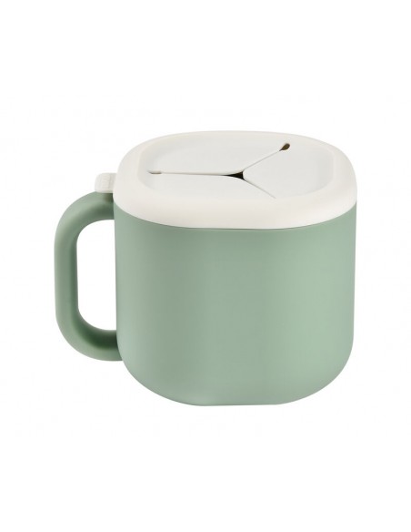 Beaba taza silicona sage green
