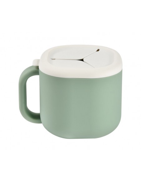  - Beaba taza silicona sage green