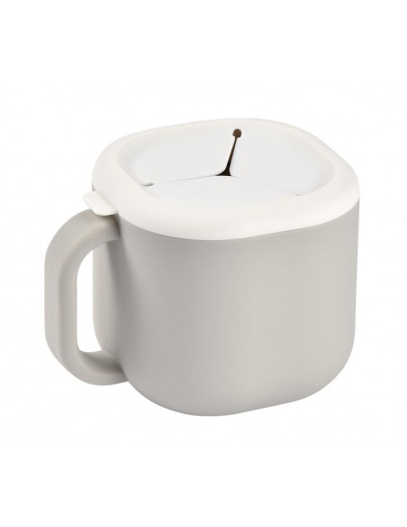 Beaba taza silicona velvet grey