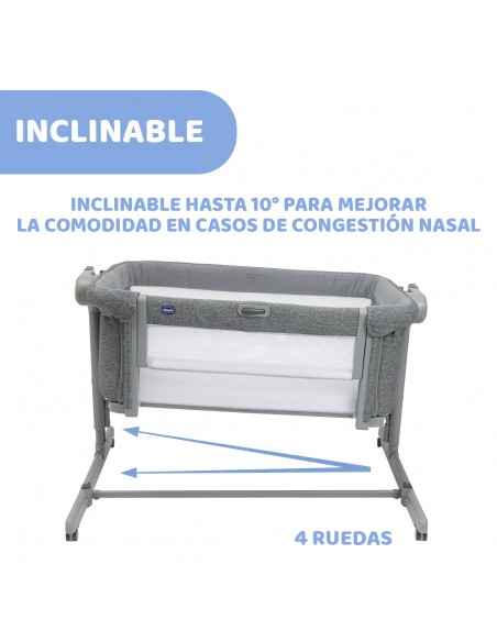Chicco Cuna Next2Me Magic Evo Dark Grey