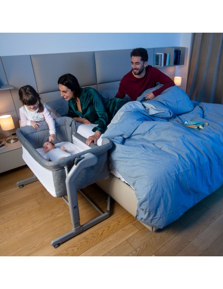Chicco Cuna Next2Me Magic Evo Grey.