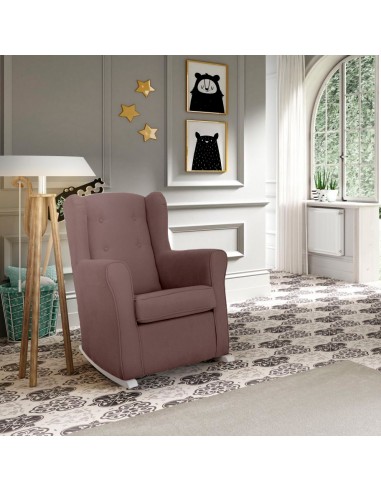 Sillon lactancia Dolce Botones Madera.