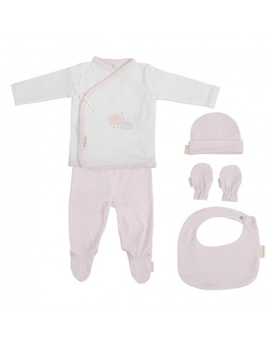 JUBON+RANITA - Bimbi Casual Set 5 piezas nuvola rosa