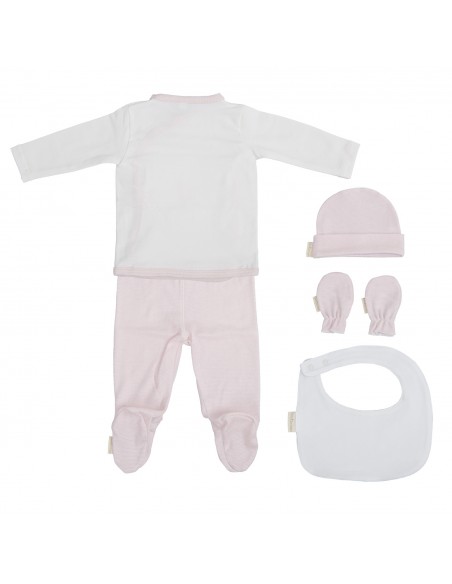 JUBON+RANITA - Bimbi Casual Set 5 piezas nuvola rosa