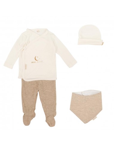 JUBON+RANITA - Bimbi Casual Set 4 bambu blanco